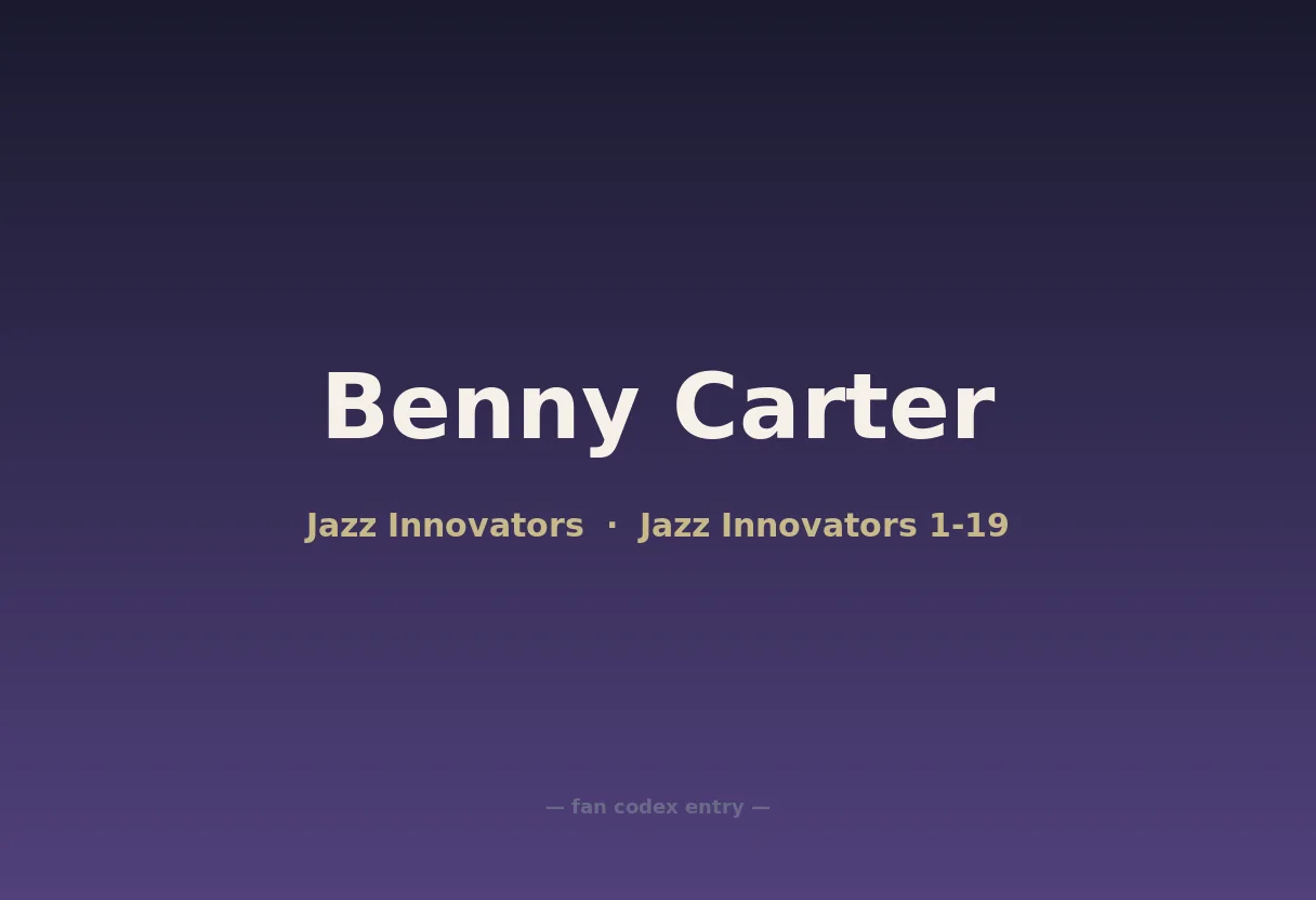 Benny Carter