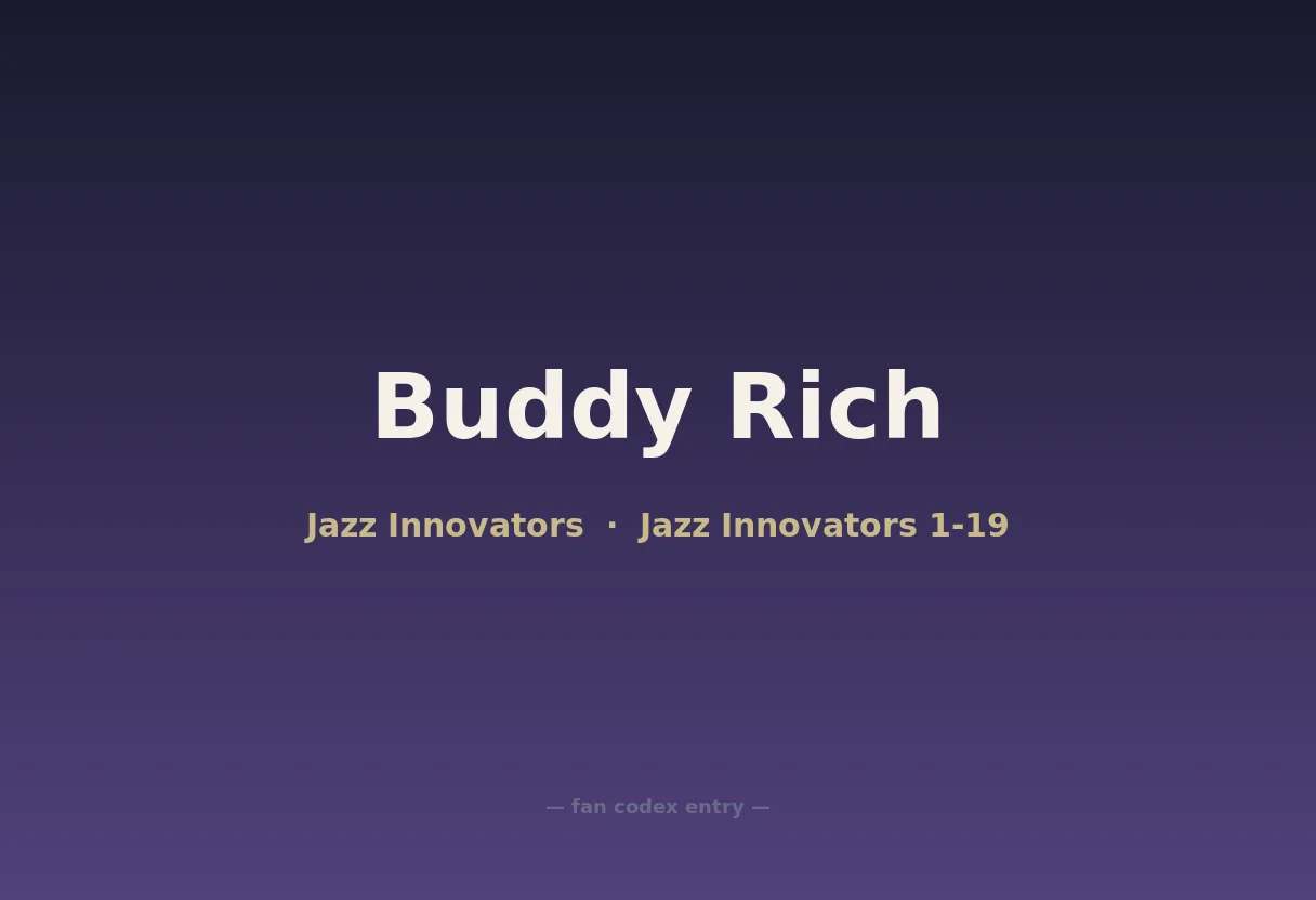 Buddy Rich