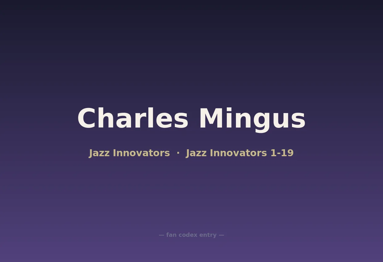 Charles Mingus