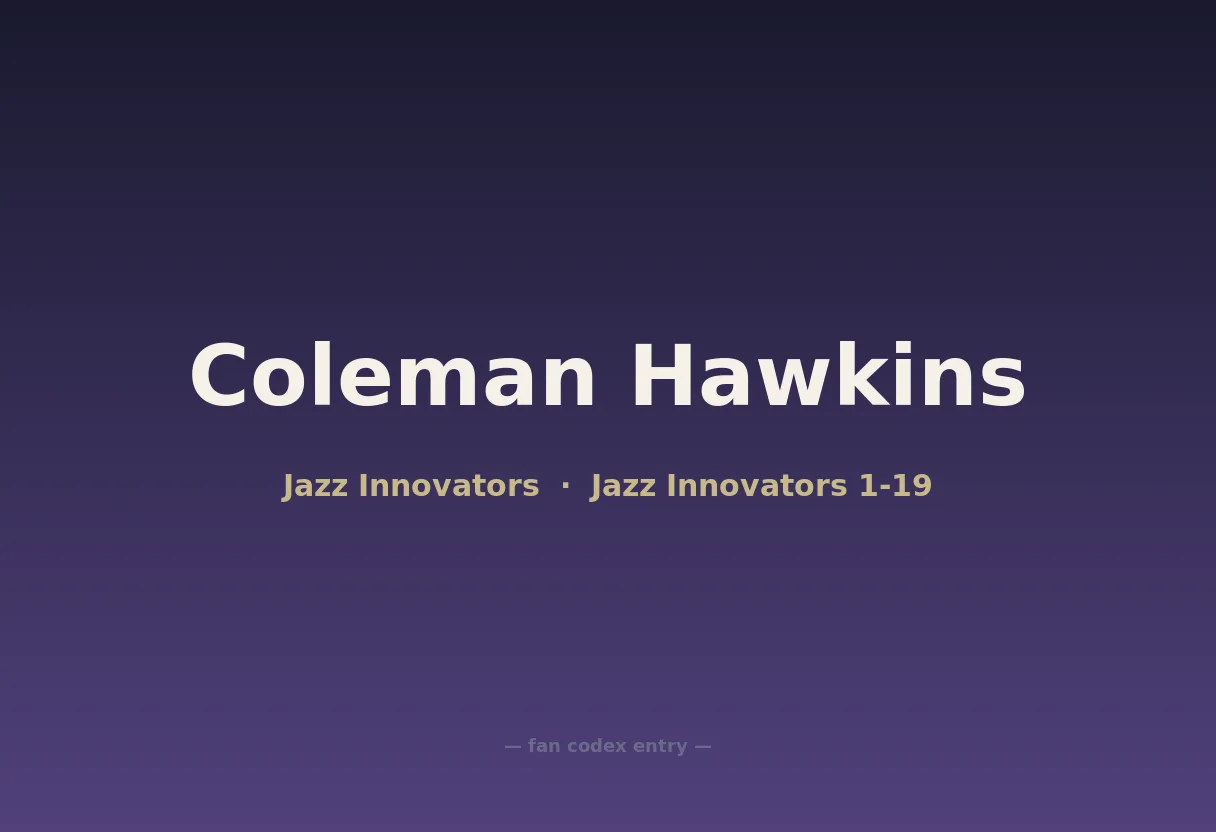 Coleman Hawkins