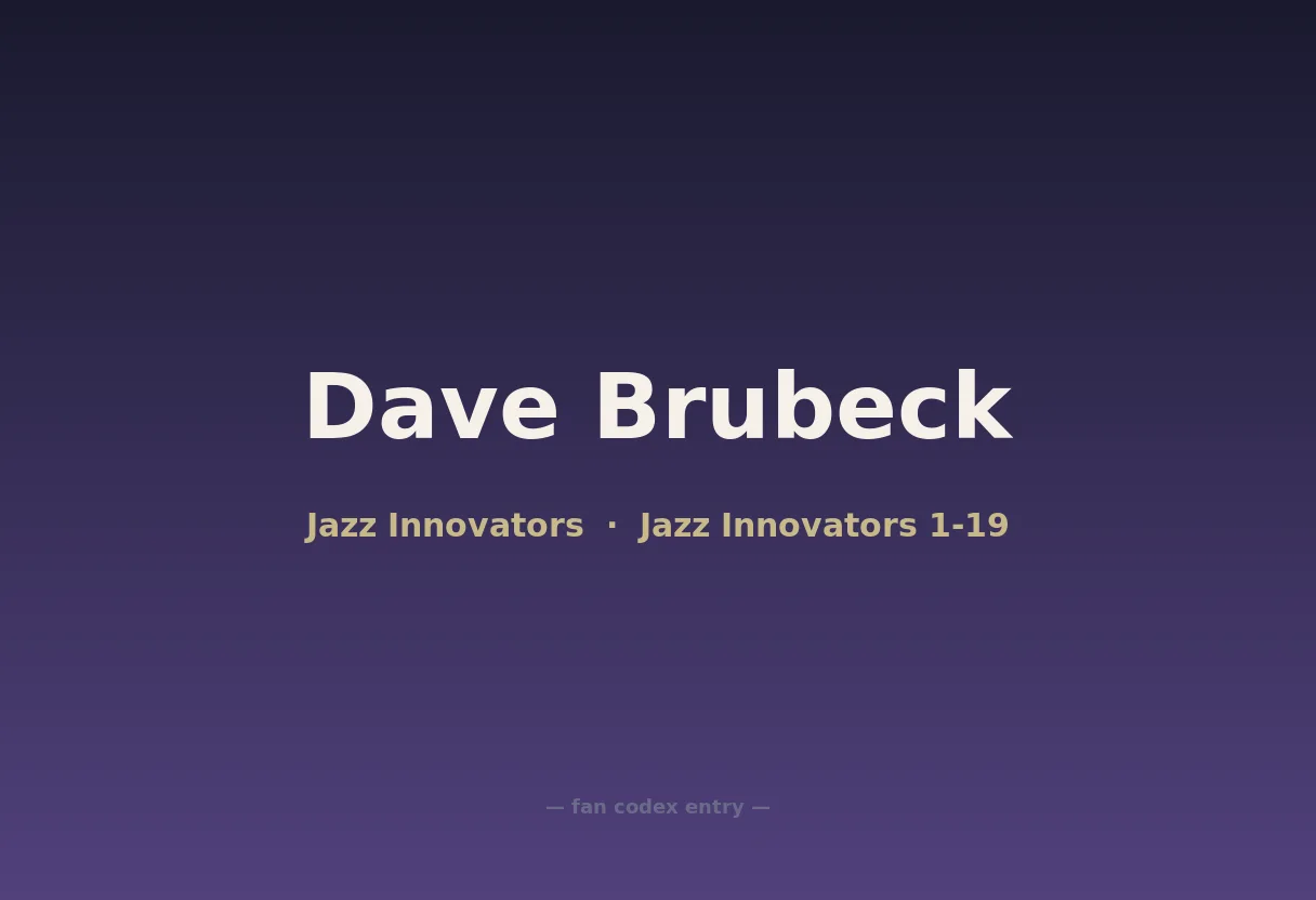 Dave Brubeck
