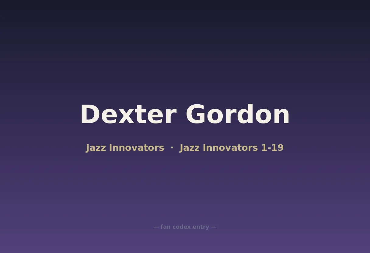 Dexter Gordon
