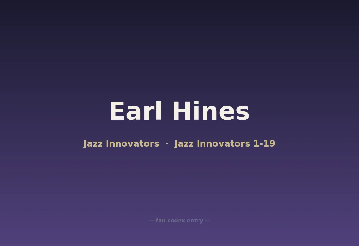Earl Hines