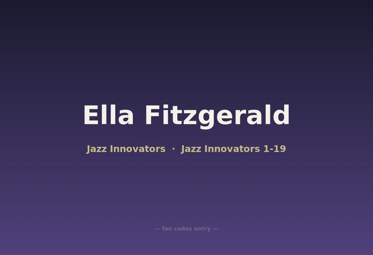 Ella Fitzgerald